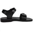 thumbnail image 6 of Holy Land Market Men/Women Biblical Jesus Leather Sandals/Slides From Jerusalem (Jerusalem  Black) (41 M EU), 6 of 7