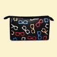 thumbnail image 2 of Bolsa de almacenamiento impermeable Ormromra para maquillaje de viaje gran capacidad estampado floral, 2 of 2
