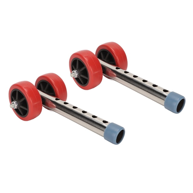 Roues de Marche de Remplacement, Roues de Marche Universelles en Acier Inoxydable Flexibles, Réglables et Robustes pour Extérieur