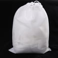 thumbnail image 4 of Bolsas de almacenamiento para zapatos de tela no tejida, portátiles, con cordón, 10 unidades XL blanco, 4 of 9