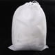 thumbnail image 4 of 10 bolsas impermeables portátiles para zapatos, ideales para viajes. Bolsas de almacenamiento con cordón ajustable para guardar objetos. XL blanco, 4 of 9