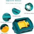 thumbnail image 3 of Adaptador USB Makita con PD tipo C y USB QC3.0, adaptador de cargador de batería montable en pared para soluciones de energía de iones de litio, 3 of 5