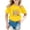 Yellow, variant on 100 Day Of School Shirt Kids Boys Girls Graphic Print Short Sleeve Tee Shirt Casual Crewneck Top School Season Tshirts 1-13 Years
