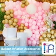 thumbnail image 4 of Balloon Stuffing Machine, Balloon Stuffing Tool Kit for Art Balloon, Balloon Blower Filling Kit for Birthday Party Christmas Wedding, Include Fixing Device, Inflation Hose & Needle, Knotting Tools, 4 of 6