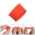 thumbnail image 4 of Uxcell Non Slip Rubber Badminton Racket Racquet Grip Band Fix Ring, Red 6 Pack, 4 of 5
