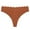 Brown, variant on Sunvit-Panties Womens Seamless No Show Thong Panties - Nylon Spandex, Scalloped Waist, Brown, Size L, All-Day Comfort, Ideal for Form-Fitting Clothes