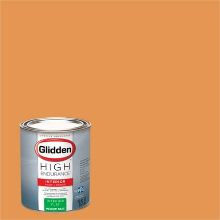 0.25 Slice - Glidden High Endurance, Interior Paint and Primer, Orange Slice, # 83YR 44/540