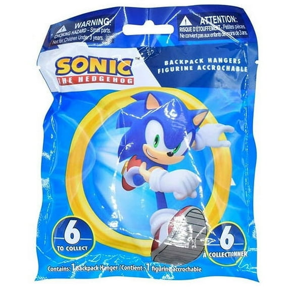 Sonic the Hedgehog Series 3 Mystery Backpack Hanger | One Random Blind Bag