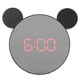 thumbnail image 4 of Reloj De Dormitorio, Superficie De Espejo De Brillo Ajustable, Reloj Despertador Digital De 12/24 Horas Para Dormitorio YLSHRF Carcasa negra y luz roja., 4 of 8