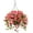 Pink, variant on Artificial Hanging Flowers Basket,Fake Hanging Plant,4 Packs Faux Flower Daisies Coconut Lining Hanging Baskets for Patio Garden Porch Deck Decoration(Red)