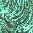 thumbnail image 1 of Ahgly Company Machine Washable Indoor Square Abstract Turquoise Blue Modern Area Rugs, 8' Square, 1 of 4