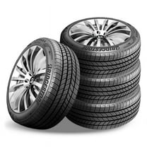 Set of 4 Bridgestone Turanza QuietTrack 225/45R18 91V 800AA Tires 80K Mileage Warranty BR003782 / 225/45/18 / 2254518 Fits: 2012 Toyota Camry XLE, 2008-12 Ford Fusion SEL