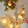 thumbnail image 2 of 4M LED Fairy String Lights with 10 Bulbs IP55 Waterproof Copper Wire Battery Powered Warm White String Lamp for Christmas, 2 of 9