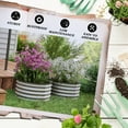 thumbnail image 6 of Outsunny Galvanized Raised Garden Beds, Set of 2 Planter Boxes with Safety Edging, Easy-to-Assemble, Silver, 6 of 9