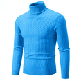 thumbnail image 4 of Chandail à Col Roulé d'Hiver pour Hommes Chandail Thermique Polo/col Roulé Chandail Autre Matériau, 4 of 5