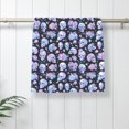 thumbnail image 4 of Kdxio Hand Towel Blue Skull Flower for Bathroom Kitchen Fingertip Bath Towels 27.5 x 16 Inch Home Hotel Gym Laundry Room, 4 of 5
