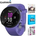 thumbnail image 1 of Restored Garmin 010-N2156-01 Forerunner 45S GPS Heart Rate Monitor Running Smartwatch (Iris) - Bundle With Fitness & Wellness Suite (WEYV, Yoga Vibes, Daily Burn) (Refurbished), 1 of 10