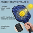 thumbnail image 2 of Pickleball Paddles Set,Pioneer Flower Floral Print Pattern Fiberglass Surface Pickleball Racket Set with 2 Indoor Outdoor Pickleball Balls and Pickleball Bag,Pickle-ball Equipment, 2 of 6
