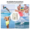 thumbnail image 6 of Uemuo Easter Rabbit Pattern Mens Swim Trunks Quick Dry Board Shorts with Mesh Lining, Stretch Beach Shorts Quick Dry No-Chafing Board Shorts-XX-Large, 6 of 9