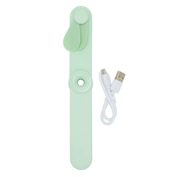 Mini ventilador de mano portátil de 3 velocidades, recargable, silencioso, USB, pequeño ventilador de bolsillo para viajes, exteriores e interiores
