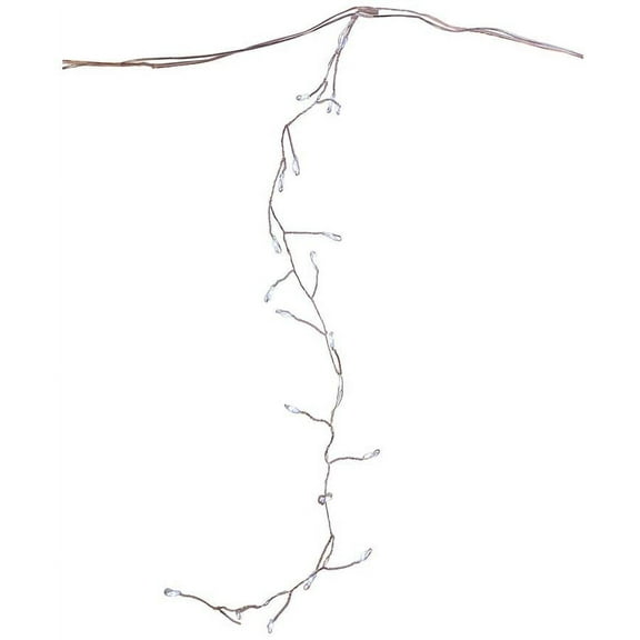 Kurt Adler 12.5-Foot 220-Light Starburst Cool White LED Icicle Light Set