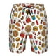 thumbnail image 3 of Balery Hot Dog Pizza Traje de Baño Estilo Hawaiano para Hombre, Shorts de Secado Rápido con Bolsillos-XX-Large, 3 of 6