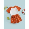thumbnail image 3 of GXFC Toddler Baby Boys Girl Summer Swimsuit Kids Short Sleeve Contrast Color T-Shirt+Short Pant Bathing Suit Casual Swim Cover Up 2Pcs 6M-3T, 3 of 8