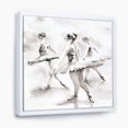 thumbnail image 1 of Aquarelles Ballerines Danse I - Pays Français Encadrée Toile, 1 of 3