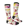 thumbnail image 3 of Balery Butterflies And Vintage Fun Novelty Socks Men'S Women'S Crew Socks Funny Crazy Novelty Socks Quirky And Cool Socks, 3 of 9