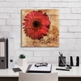 thumbnail image 5 of Epic Graffiti 'Gerbera Italia'  by Art Licensing Studio Canvas Wall Art, 18" x 18", 5 of 8
