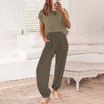 thumbnail image 5 of Women's 2 Piece Casual Outfit Long Sleeve Top and Pants Set, 5 of 9