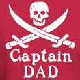 thumbnail image 3 of CafePress - Captain Dad T Shirt - Men's Classic Graphic Cotton T-Shirt, 3 of 4