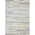 thumbnail image 1 of Bashian S217-IVAQ-2.6X8-VW227 Bashian Norwalk Collection Abstract Contemporary Wool & Viscose Hand Tufted Area Rug, Ivory & Aqua - 2 ft. 6 in. x 8 ft., 1 of 1