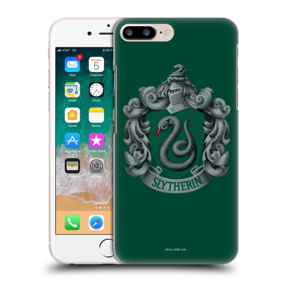 Head Case Designs Officially Licensed Harry Potter Chamber Of Secrets I Slytherin Crest Hard Back Case Compatible with Apple iPhone 7 Plus / iPhone 8 Plus