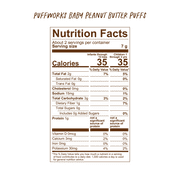 Puffworks baby Variety Pack (6 - peanut, 6 - almond) .5 oz, pack of 12
