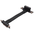 thumbnail image 4 of PCIE X1 Riser Cable Dual 90 Degree Right Angle PCIe 3.0 X1 to X1 Extension Cable 8Gbps PCI Express 1X Riser Card 10cm, 4 of 6