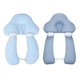 thumbnail image 5 of Almohada para el cuello para niños pequeños, soporte estable, tela de algodón suave y transpirable, almohada para el cuerpo para niños pequeños para viajes familiares, azul (poliéster), 5 of 9