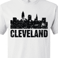 thumbnail image 4 of Inktastic Cleveland Skyline Grunge T-Shirt, 4 of 5