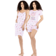 thumbnail image 1 of Set Pijama 3 Piezas Mujer Verano Bata Top y Short, 1 of 5