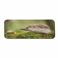 thumbnail image 1 of Hedgehog Computer Mouse Pad, Animal Photography in Eastern Europe Slug with Hedgehog Scenes from Nature Print, Rectangle Non-Slip Rubber Mousepad Large, 31" x 12", Green Brown, by Ambesonne, 1 of 2