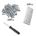 thumbnail image 3 of Riwesomey Reemplazo para Landroid Mower Robot 30PCS Insertos de repuesto de acero 0.9MM + 60PCS Tornillos + 1PCS Destornillador Vehículos, repuestos y accesorios Mis Riwesomey VI0043-00B, 3 of 6
