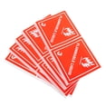 thumbnail image 3 of KAKOWELY fire paint labels 100pcs Shipping Labels Transport Stickers Adhesive Stickers Dangerous Goods Warning Labels Red Paper Labels For Shipping Hazardous Materials, 3 of 4