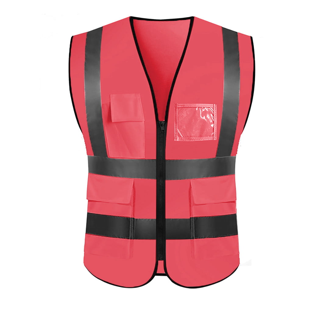 High Visibility Running Reflective Vest Security Equipment Night Work ...