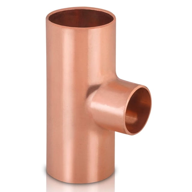 Yee Sencilla de Cobre NIBCO 1/2" Conector 45° para Plomería y Gas