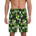 thumbnail image 1 of Bingfone Soccer1 for Men's Short Pajama Pants, Elastic Waist Drawstring Summer Shorts-3X-Large, 1 of 6