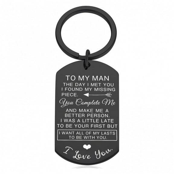 Clearance! Gifts From Girlfriend Valentines Day Keychain For Him Men Soulmate To My Boyfriend I Love You Couple Gift For Christmas Birthday Thanksiving New Boyfriend Present From Girlfriend