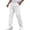 White, variant on Guluxicc Waffle Pants for Men Elastic Waist Drawstring Solid Trousers with Pockets Classic Fit Summer Casual Pants
