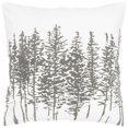 thumbnail image 3 of Rizzy Home Throw Pillow, 18" x 18", Gray, 3 of 4