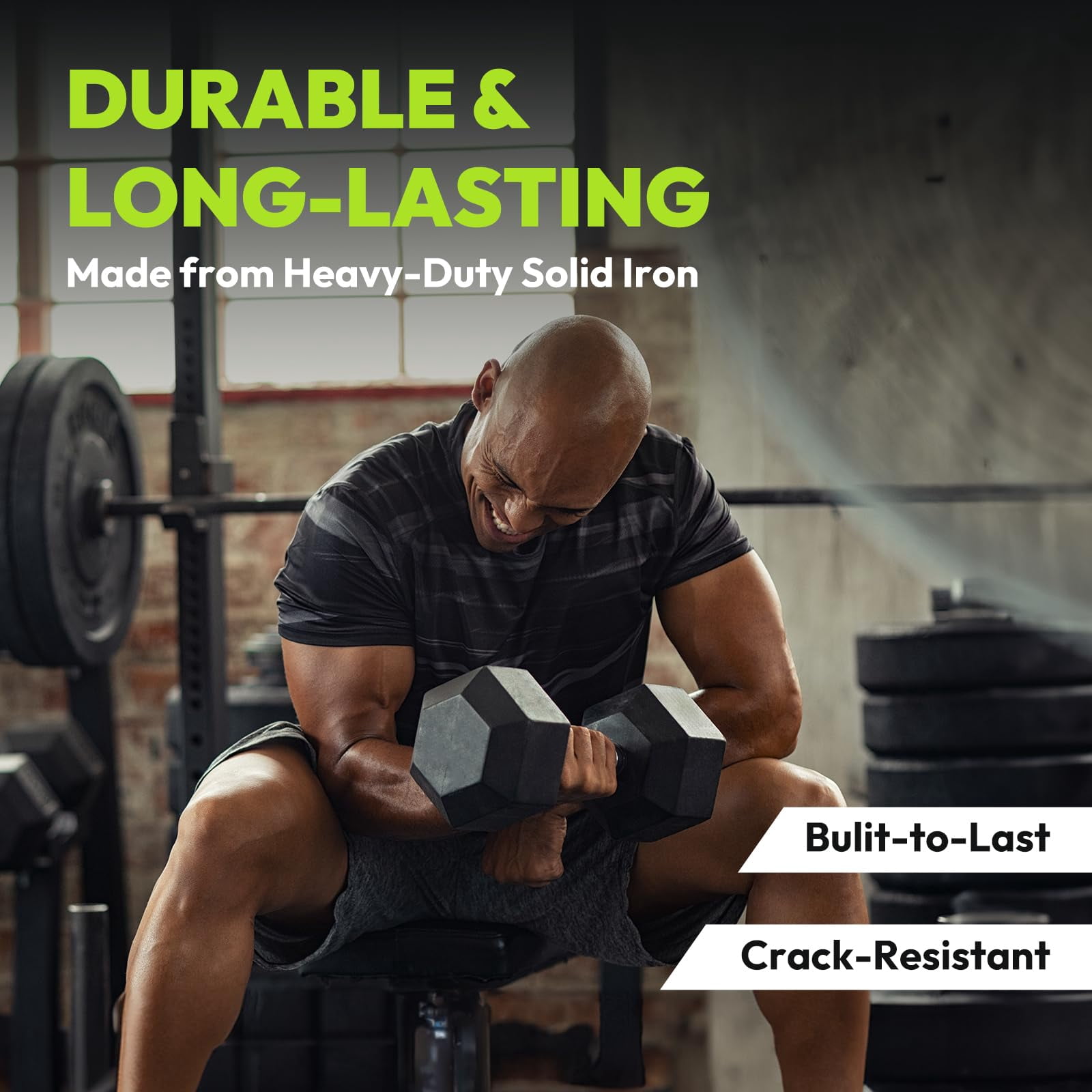 Hex Dumbbell Set  2.5-65 Lb Rubber Encased Exercise & Fitness Dumbbells Weights Of 2 Hand Weight For Strength