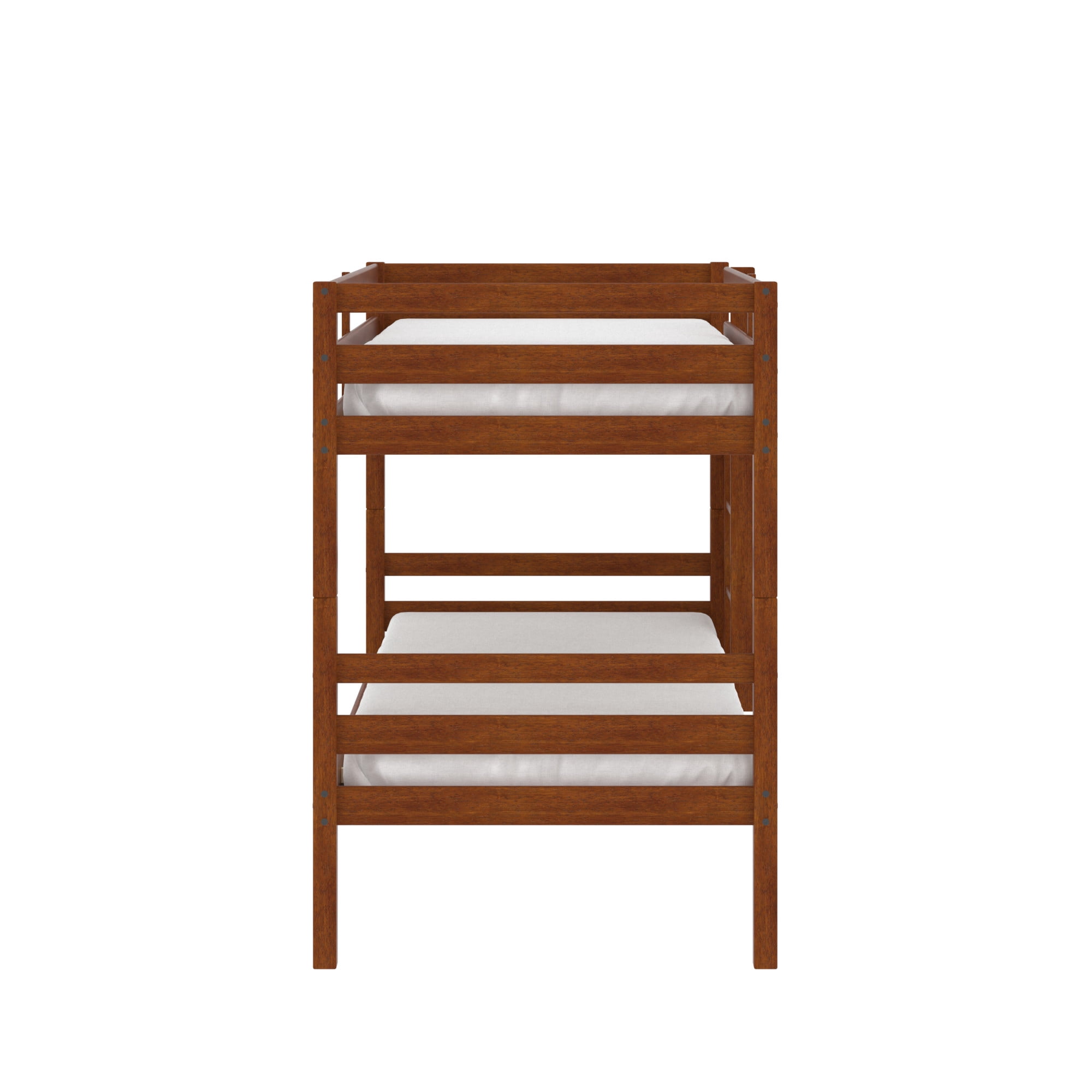 HH2Home Essentials Campbell Wood Twin over Twin Bunk Bed, Oak